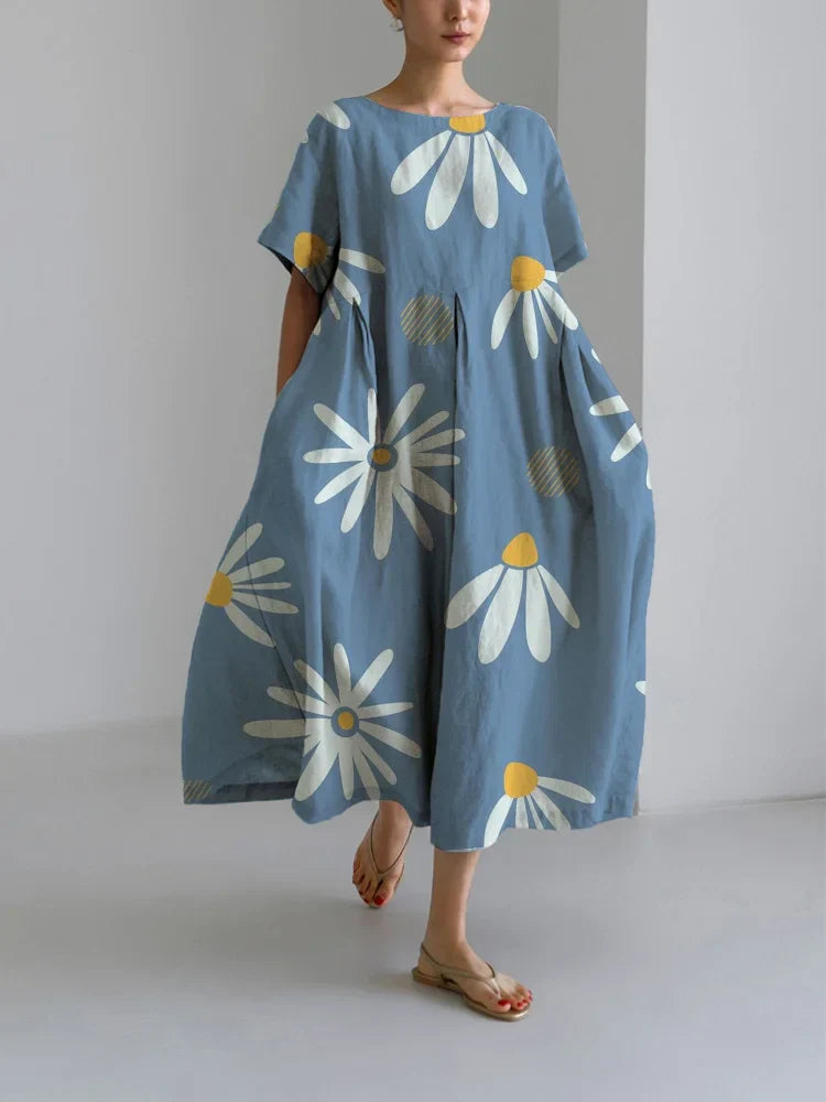 ZARA - ROBE COURTE À DÉTAILS FLEURIS