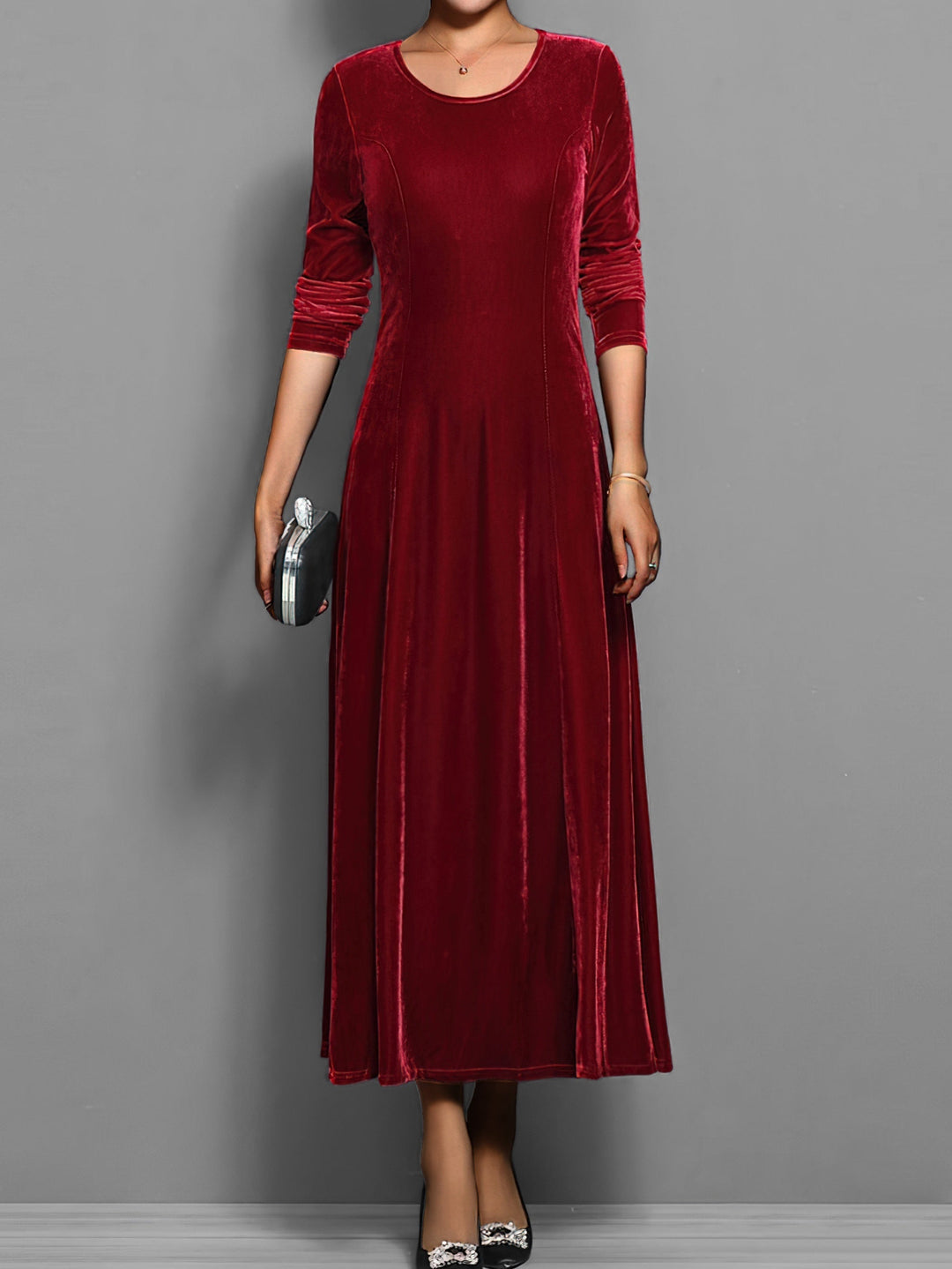 Avril | Robe en velours doux