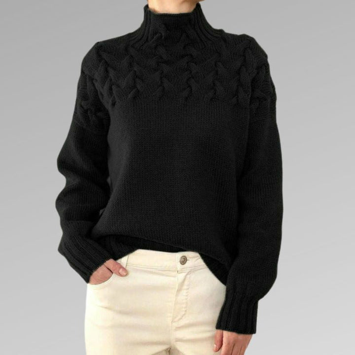 Jerra™ - Pull col roulé élégant