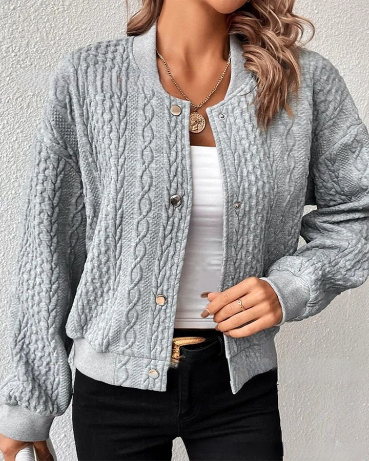 Elana™ - Pull boutonné décontracté