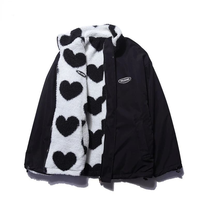 Karrie™ - Veste réversible doublée de cœur