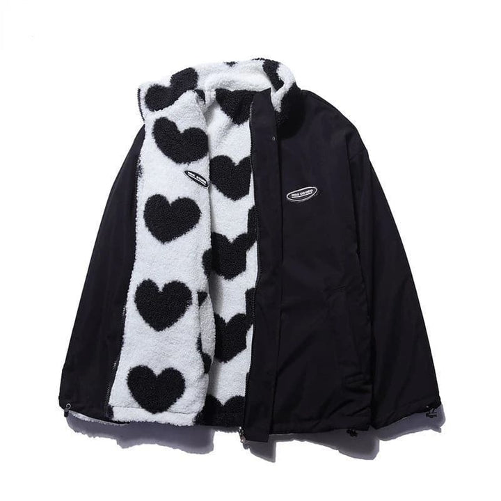 Karrie™ - Veste réversible doublée de cœur