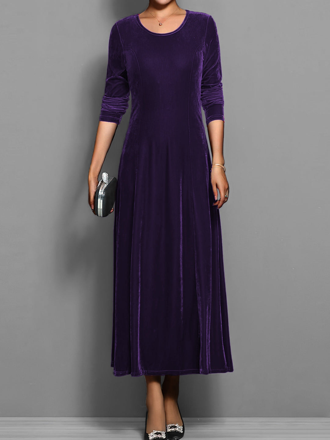 Avril | Robe en velours doux