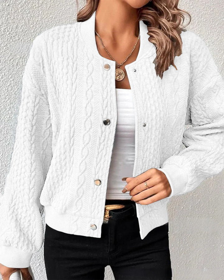 Elana™ - Pull boutonné décontracté