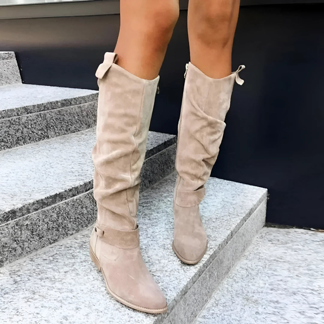 Zanie | Bold Suede Boots
