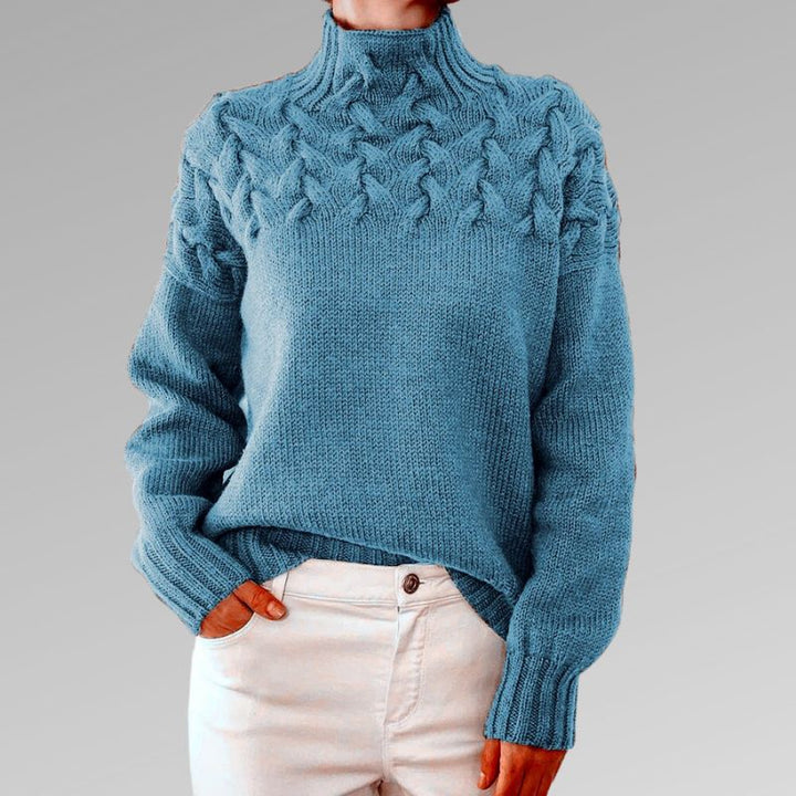 Jerra™ - Pull col roulé élégant