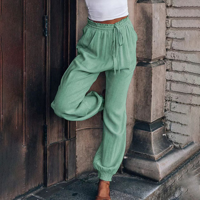 Kaeli™ – Pantalon élégant à cordon de serrage 