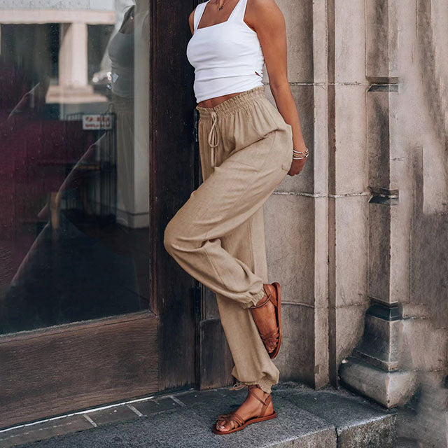 Kaeli™ – Pantalon élégant à cordon de serrage 