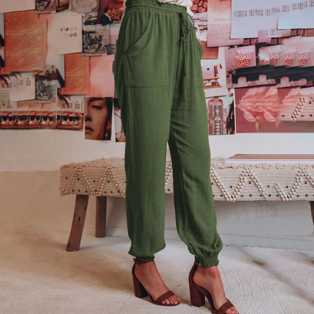 Kaeli™ – Pantalon élégant à cordon de serrage 