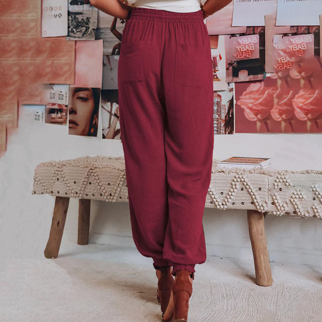Kaeli™ – Pantalon élégant à cordon de serrage 