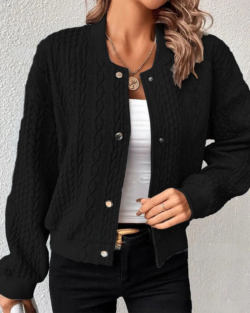 Elana™ - Pull boutonné décontracté