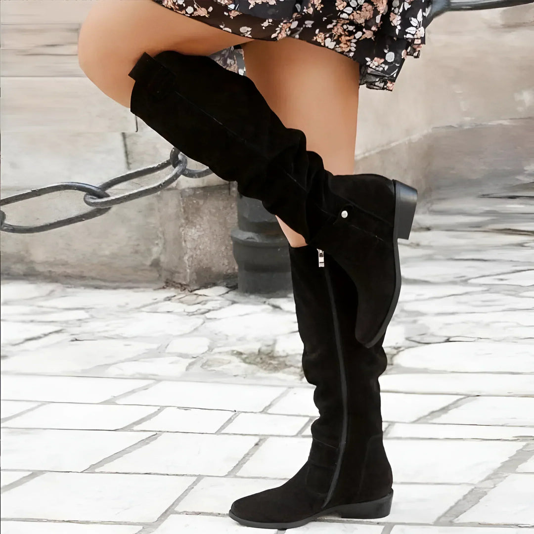 Zanie | Bold Suede Boots