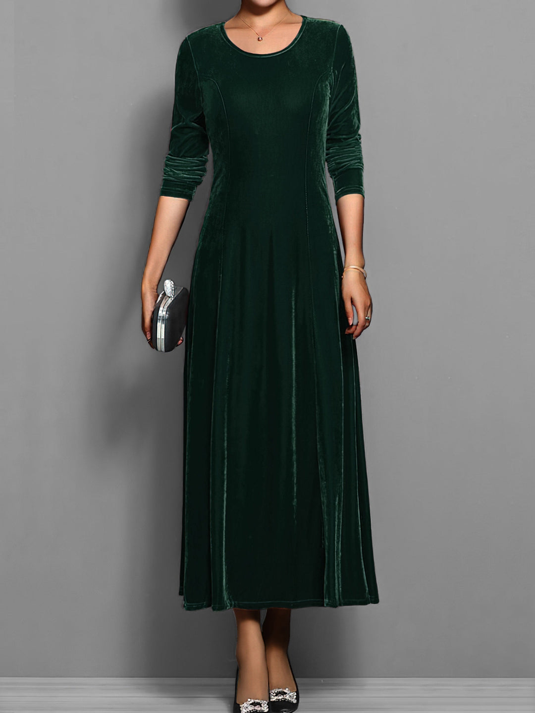 Avril | Robe en velours doux