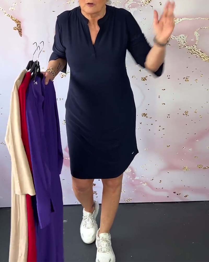 Mariana - V-Neck Dress