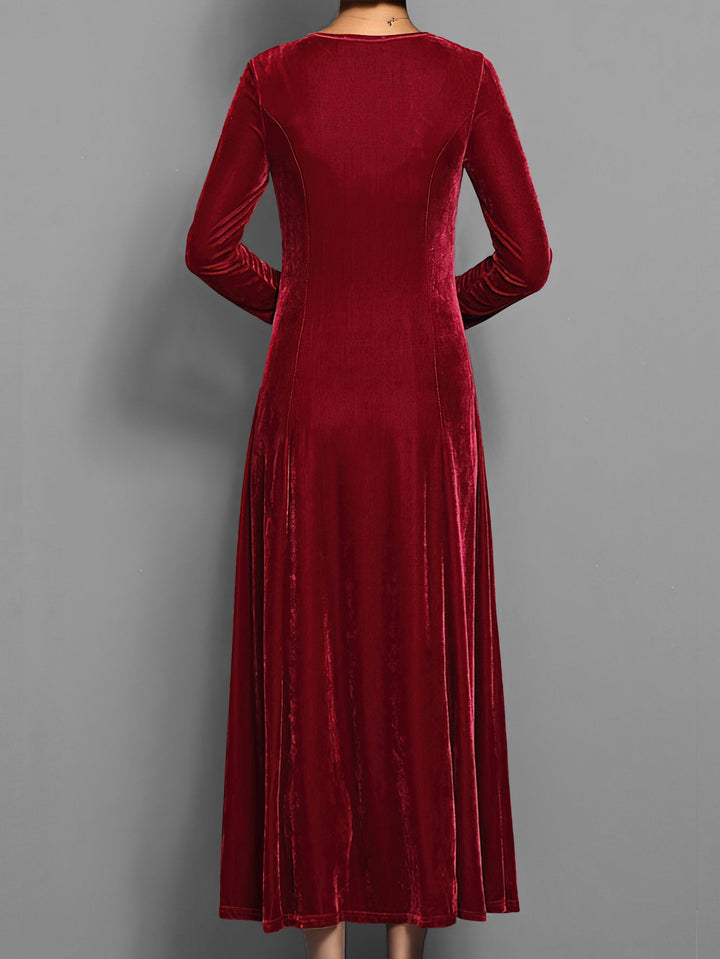 Avril | Robe en velours doux