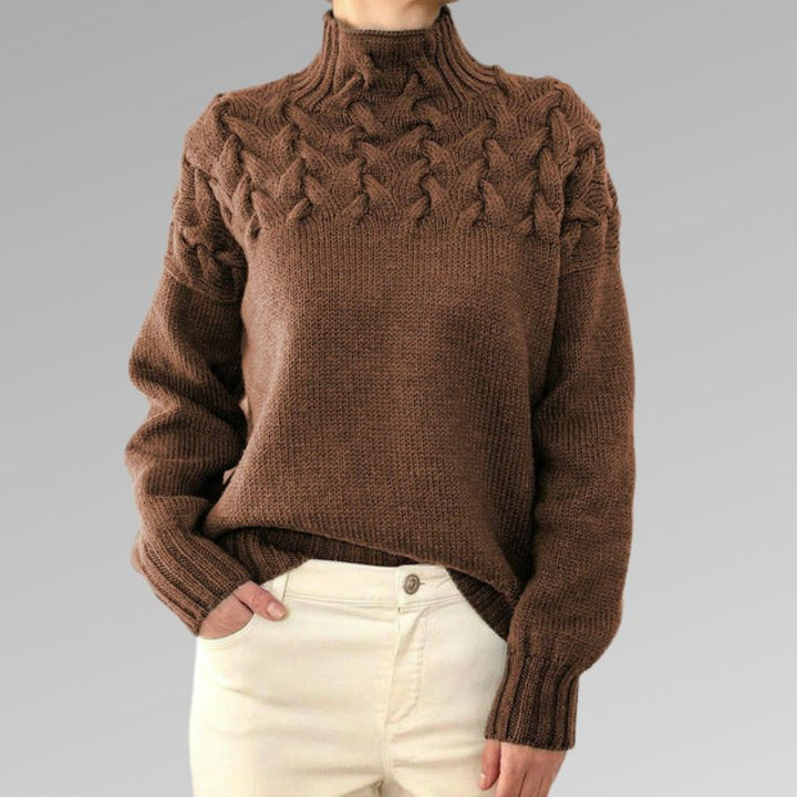 Jerra™ - Pull col roulé élégant