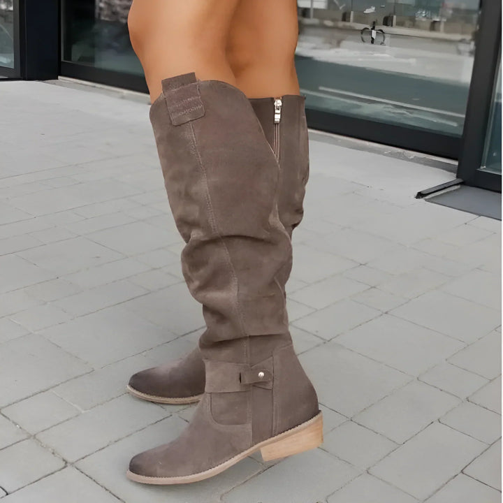 Zanie | Bold Suede Boots