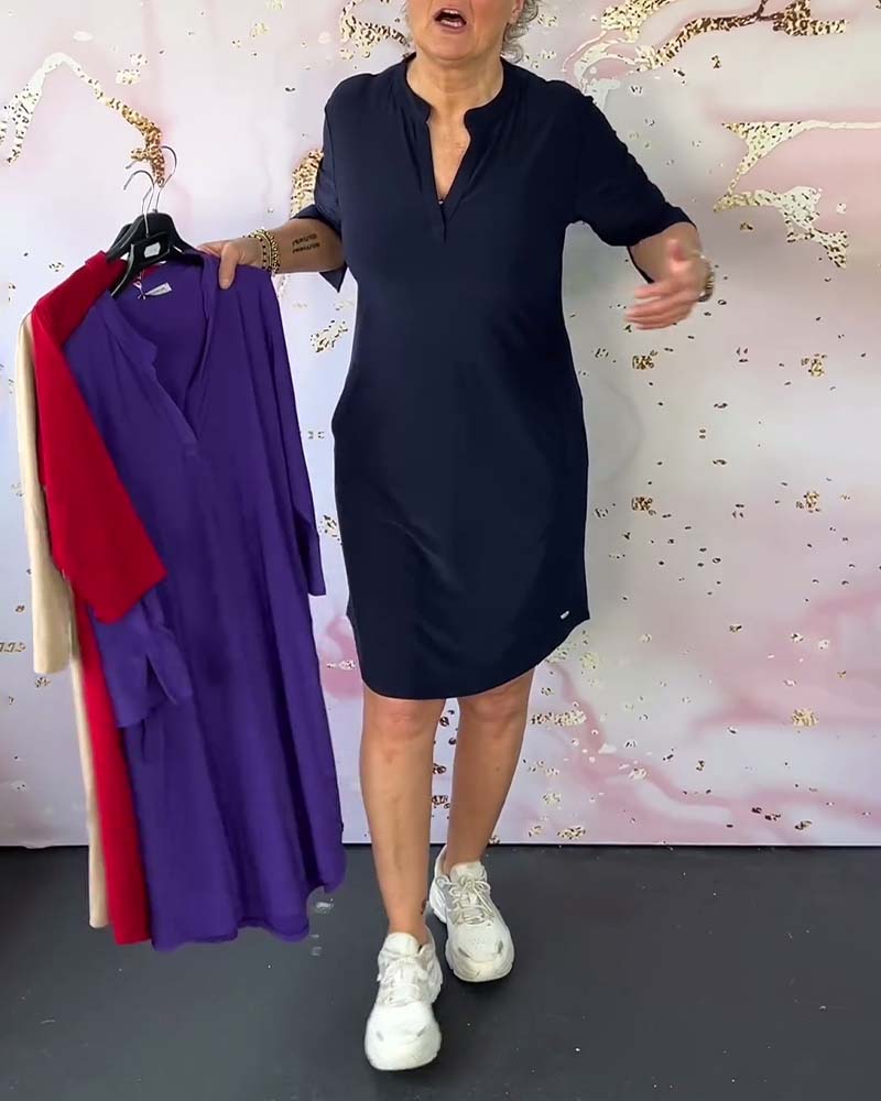 Mariana - V-Neck Dress