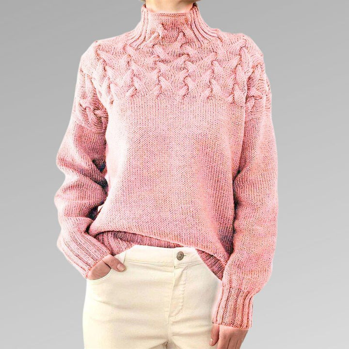 Jerra™ - Pull col roulé élégant