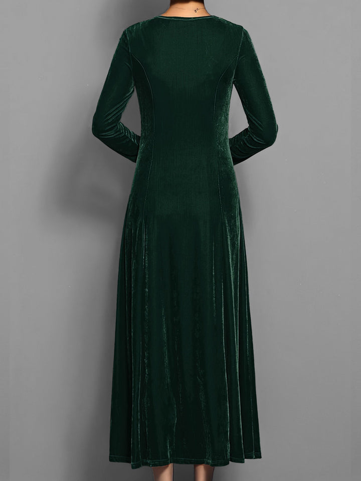 Avril | Robe en velours doux