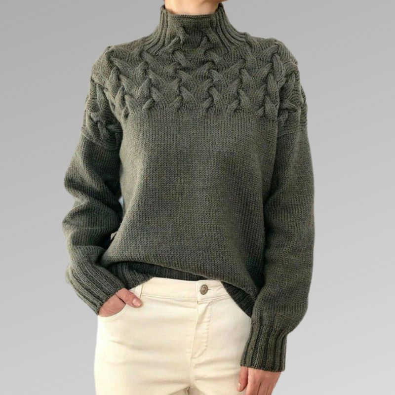 Jerra™ - Pull col roulé élégant