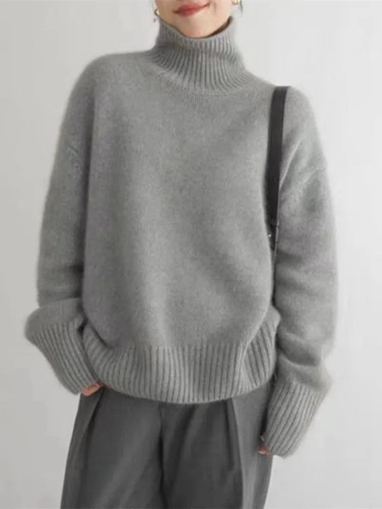 Irene™ - Pull col roulé douillet