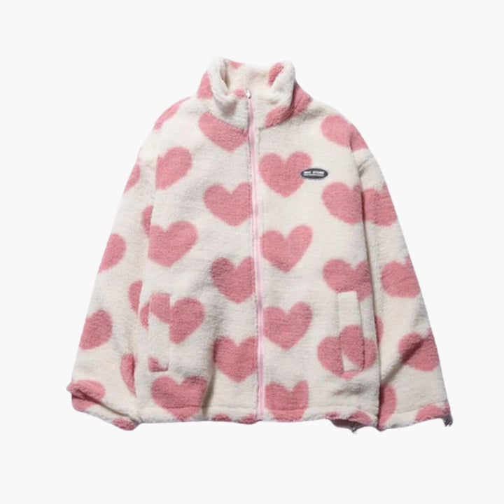 Karrie™ - Veste réversible doublée de cœur