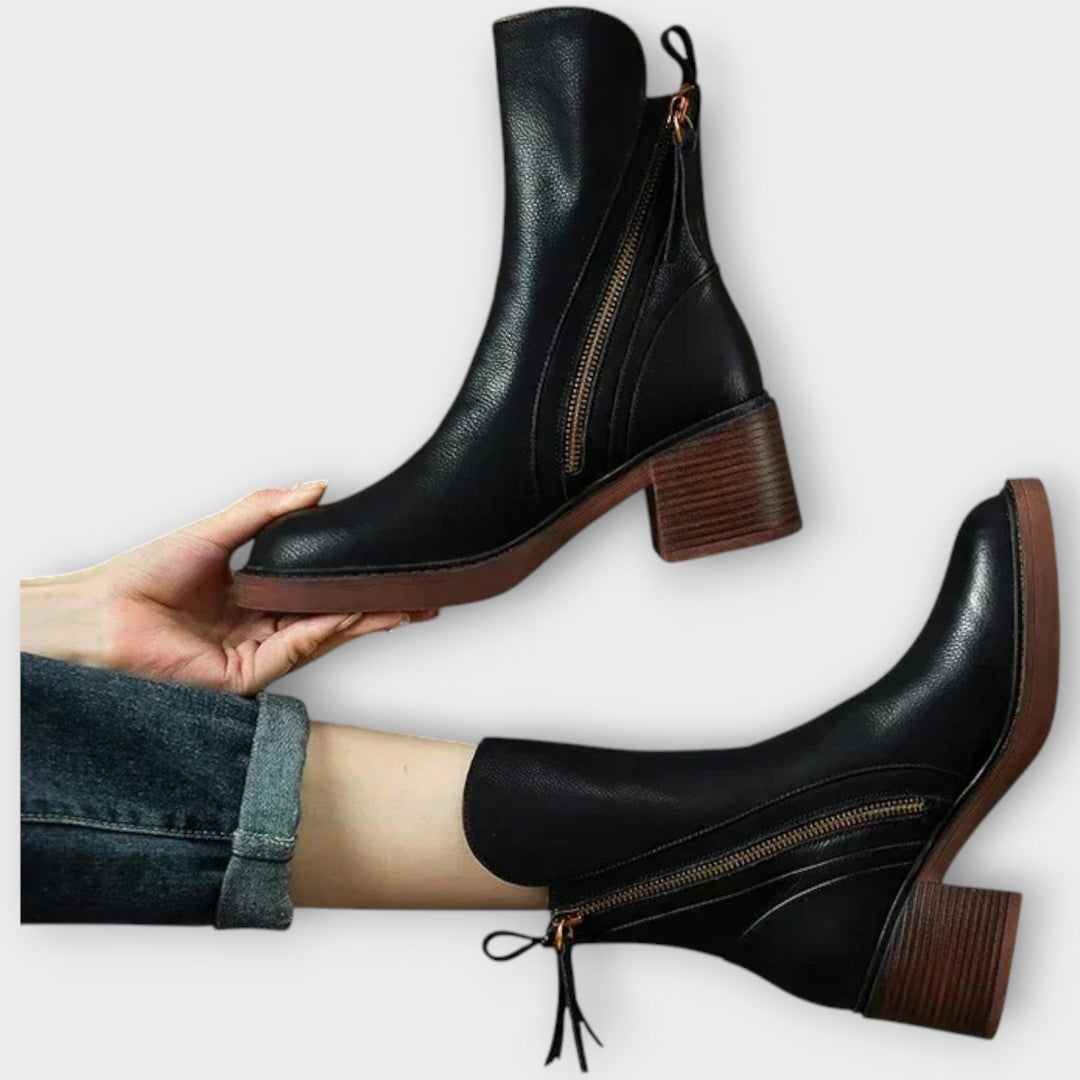 Denisa | Leather Boots