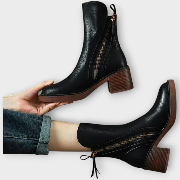 Denisa | Leather Boots