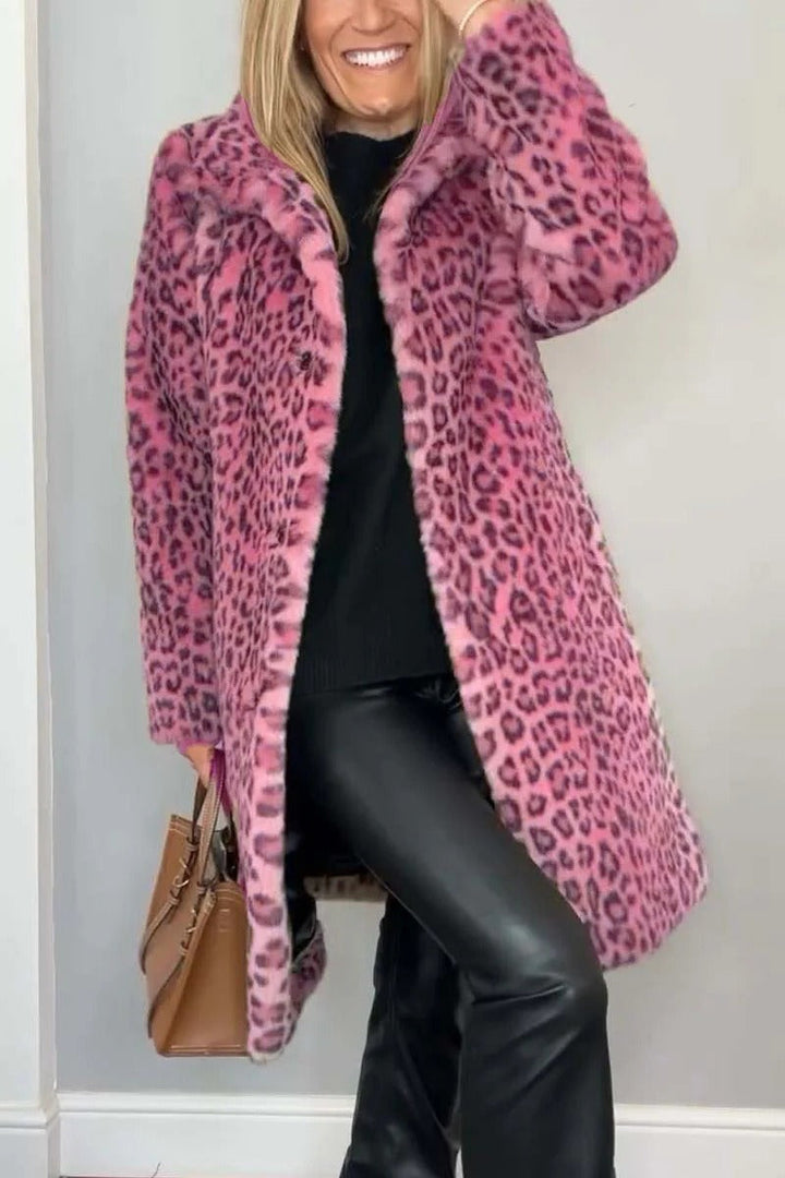 Sharmaine™ - Manteau imprimé léopard