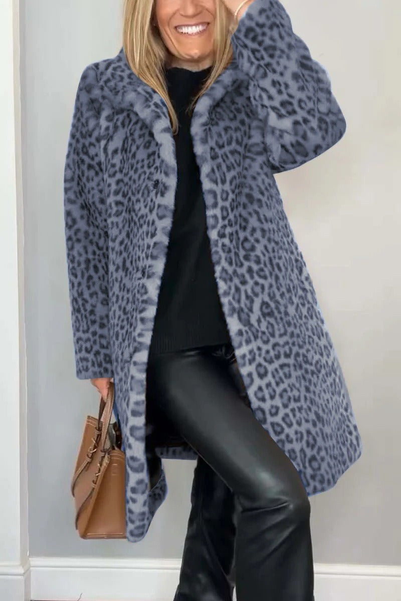 Sharmaine™ - Manteau imprimé léopard