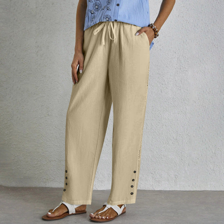 Celena™ - Pantalon boutonné sans effort