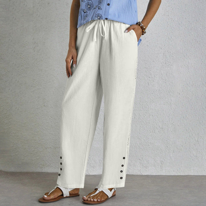 Celena™ - Pantalon boutonné sans effort