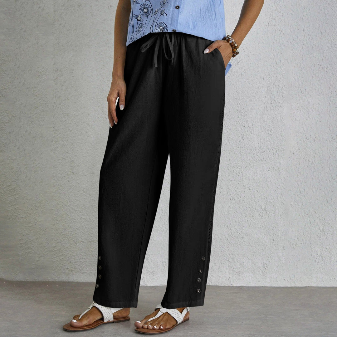 Celena™ - Pantalon boutonné sans effort
