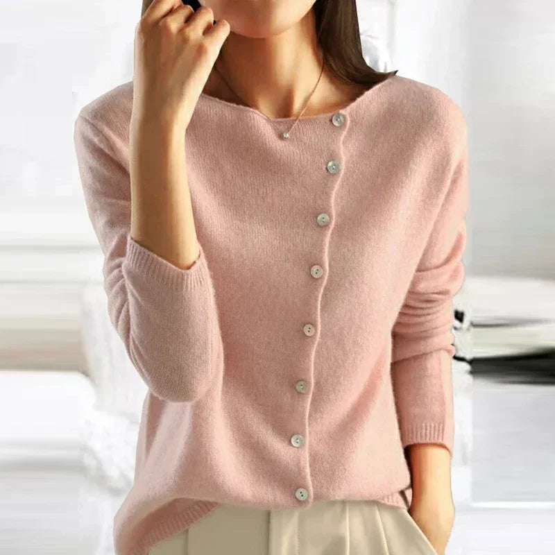 Kyra™ - Pull asymétrique à boutons