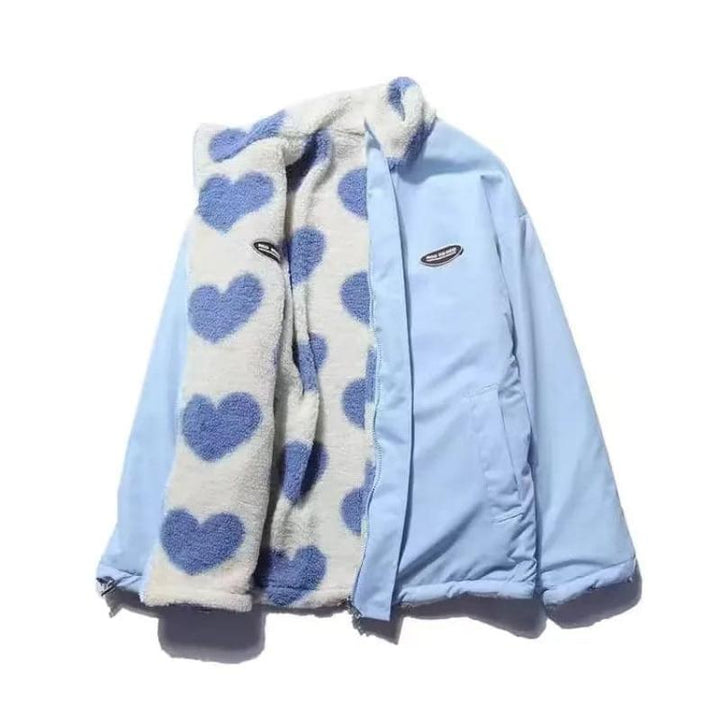 Karrie™ - Veste réversible doublée de cœur