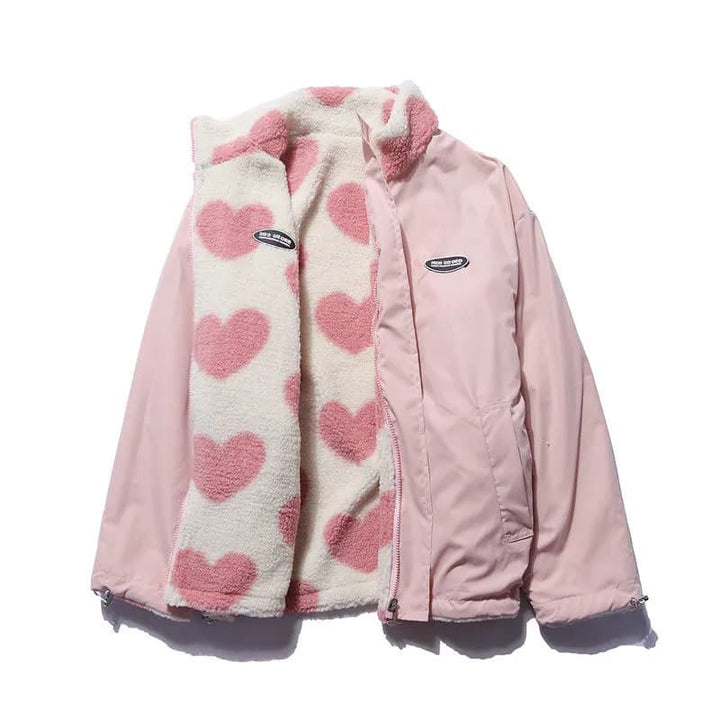 Karrie™ - Veste réversible doublée de cœur