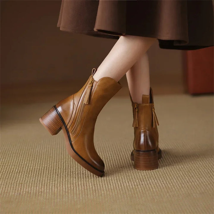 Denisa | Leather Boots
