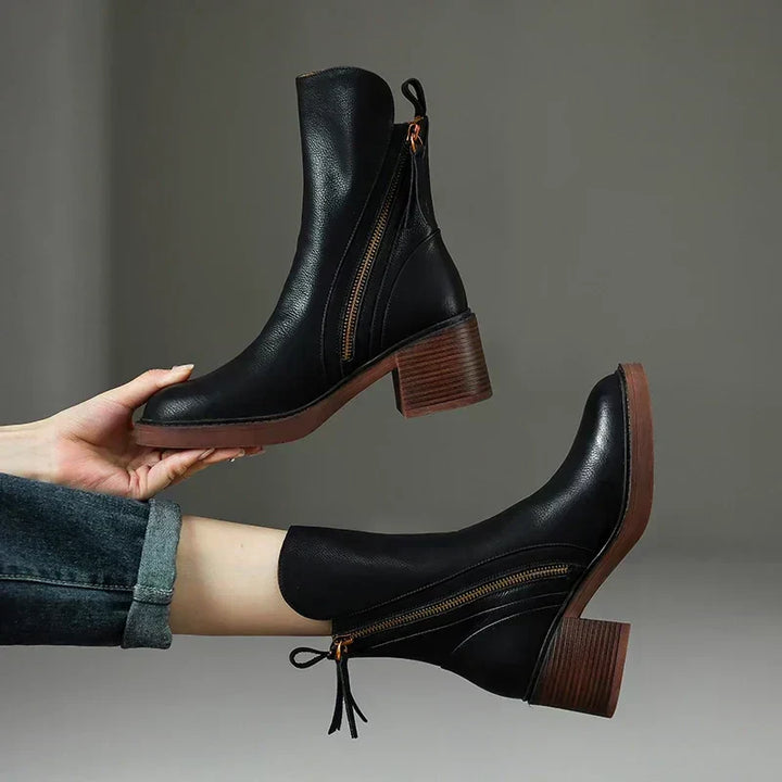 Denisa | Leather Boots