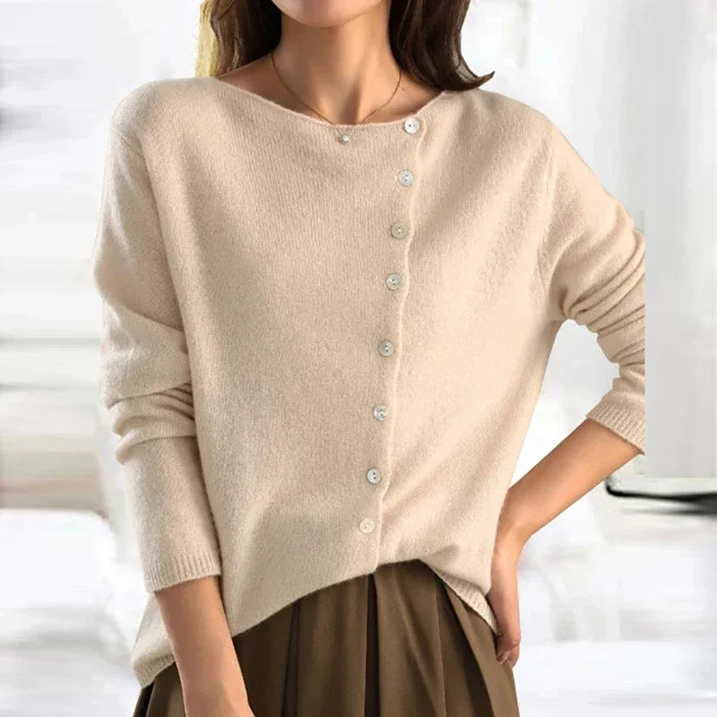 Kyra™ - Pull asymétrique à boutons