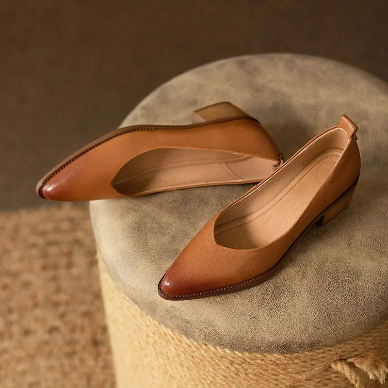 Helen | Escarpins classiques à talons carrés