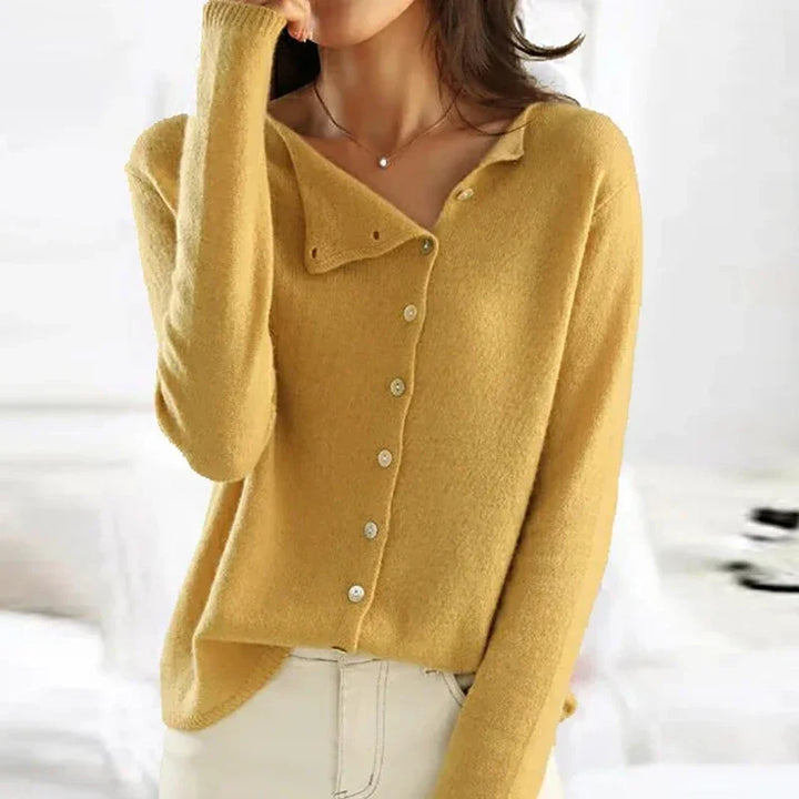 Kyra™ - Pull asymétrique à boutons