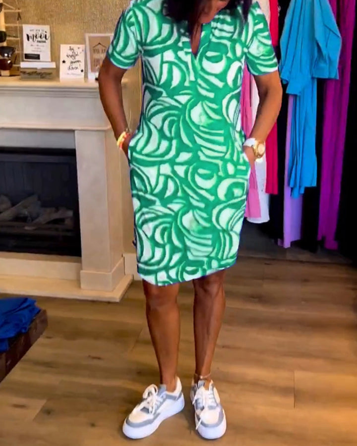 Sabine - Short-Sleeved Dress