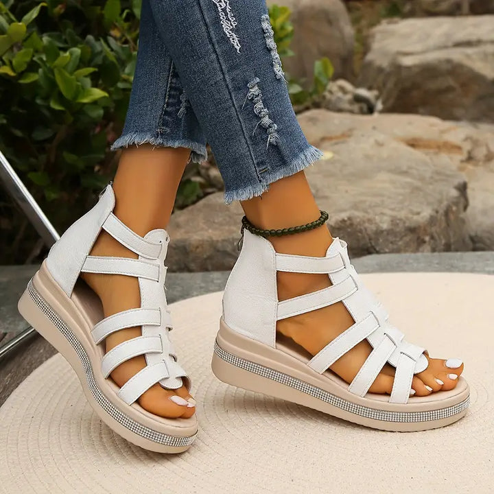 CHLOE - Sandales compensées élégantes
