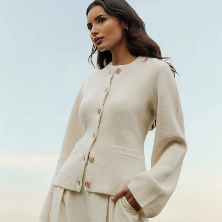 Fanilla™ - Cardigan boutonné classique