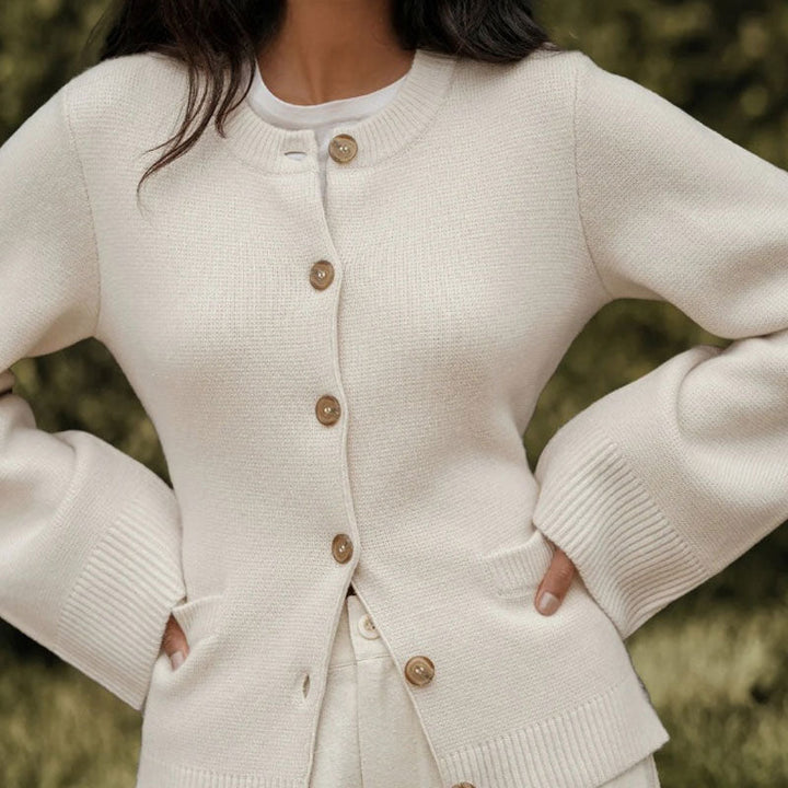 Fanilla™ - Cardigan boutonné classique