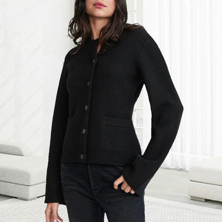 Fanilla™ - Cardigan boutonné classique