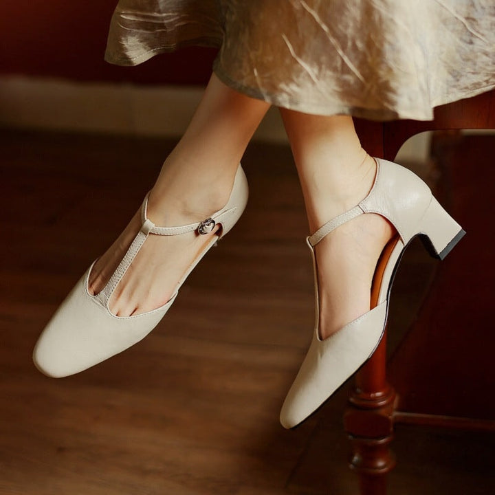 Béatrice | Mary Janes classiques en cuir