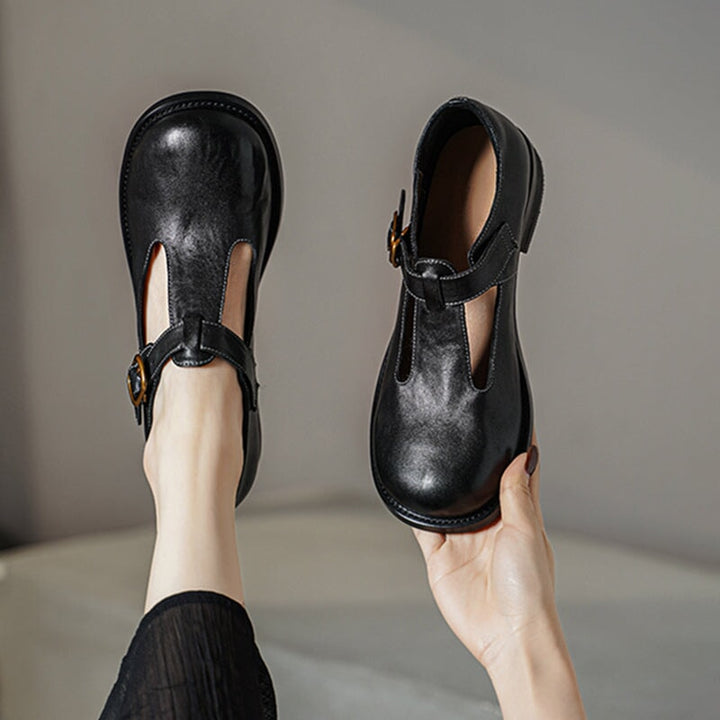 Elsie | Élégantes Mary Janes en cuir