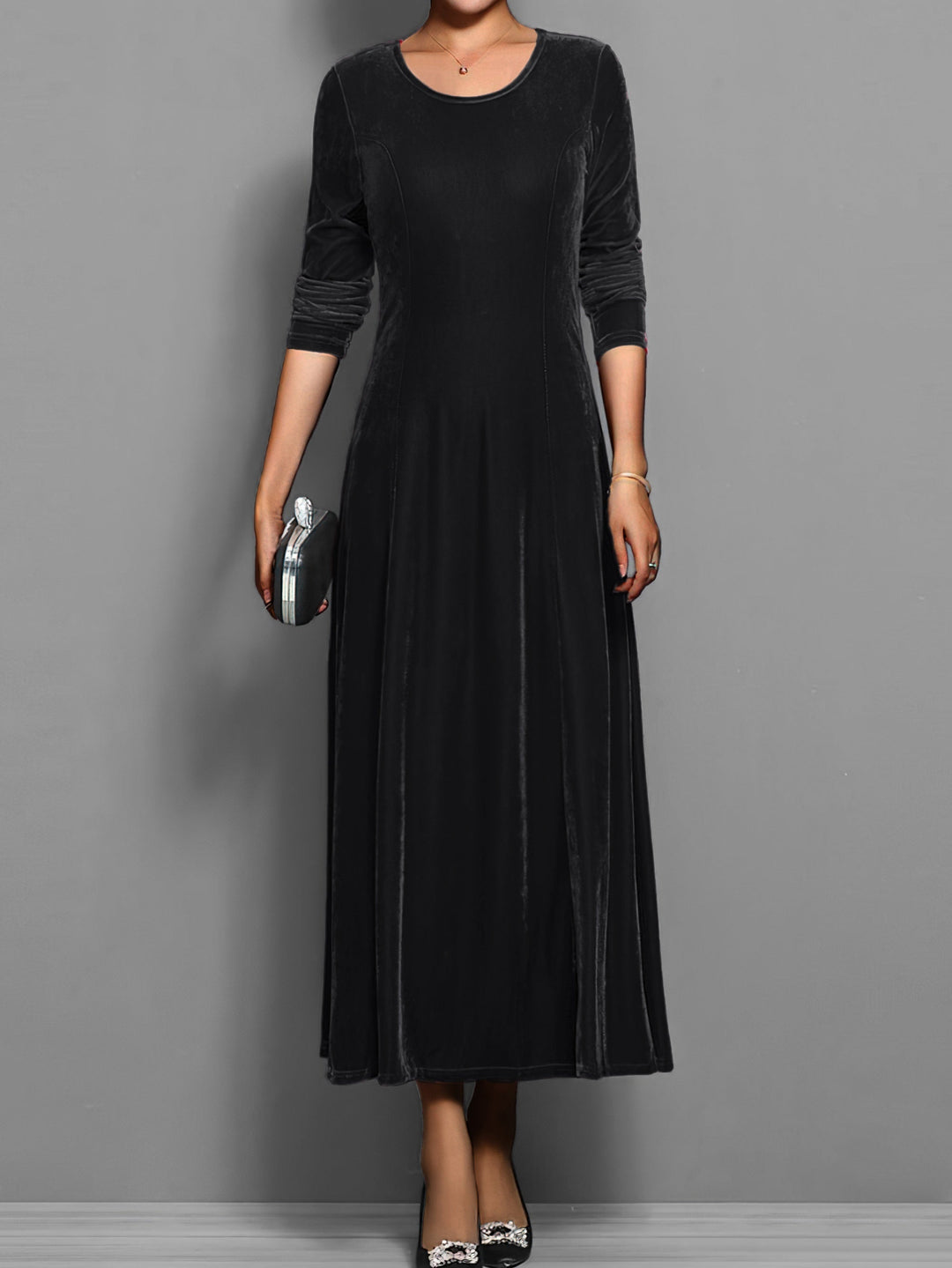Avril | Robe en velours doux